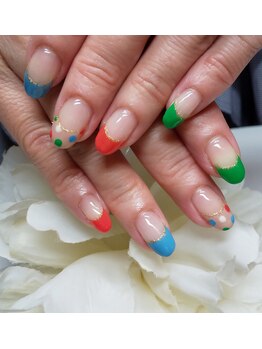 コーラル(CORAL)/ドットネイル ¥10000