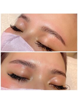 サロン ド リシャス(Salon de Licious)の写真/【骨格似合わせ美眉スタイリング/デザイン+wax+毛抜きカット+メイク仕上げ¥5500】メンズ用クーポンもご用意