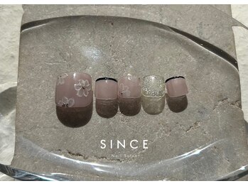 シンス(Since)/4月foot monthly design