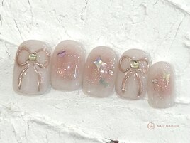 キラキラチークリボン¥9000