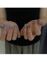 エラン(ELAN)/brown×light blue　by YUKA