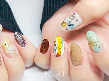 ヌル ネイル 新宿(NURU NAIL)/個性派/韓国個性派/ニュアンス