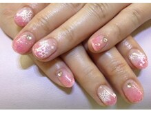 ネイルサロン ジェイ(Nail Salon J)/雪の結晶グラデネイル
