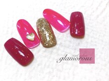 ネイルグラマラス 西新井店/《パラジェル》バイカラー 春色