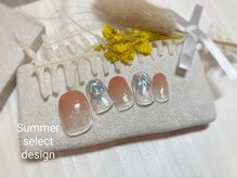 ブレス 仙台駅前本店(BLESS)/夏シェル×水彩ニュアンス！