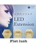 【速乾＆高持続LEDエクステ】軽量×負担減Flat lash☆上下足し100本