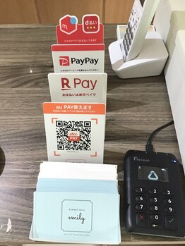 エミリー(emily)/アフターケアとお会計を受付で
