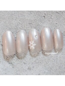 たゆ ネイル(たゆnail)/ナチュラル冬ネイル