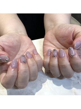 アミィ(Amie)/ワンカラー+スタッズ