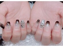 レアネイル 新宿(le'a nail)/黒グラ