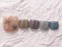 ネイルメゾン 渋谷店(NAIL MAISON)/星フラッシュ¥7500