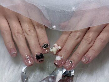 ショートゴテゴテネイル