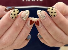 ネイルメゾン 天神店(NAIL MAISON)の雰囲気（ドット×ハート（トレンドコース￥8,000））