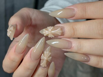 ハミ 新大久保(H'ami)/ちゅるんネイル＋クロムパーツ