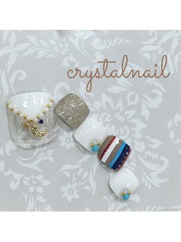 クリスタルネイル ゆめタウン博多店(CRYSTAL NAIL)/フリンジネイル