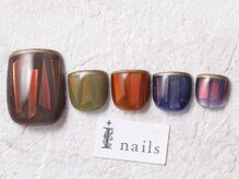 アイネイルズ 渋谷店(I nails)/うるツヤフットネイル￥9480