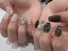 エイト アイラッシュアンドネイル 大宮店(eight)/個性派キラキラデザイン