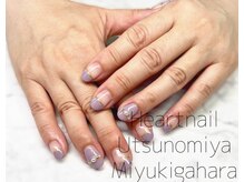 はあとねいる 宇都宮御幸ヶ原店/【通常】ハーフラベンダーネイル