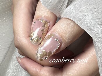 クランベリーネイル 代官山 恵比寿(cranberry nail)/ミラーアート/マグネットネイル