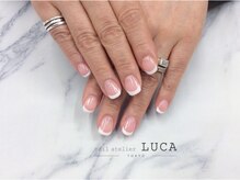 ネイルアトリエルカ(nail atelier LUCA)/W-442 バーチャルフレンチネイル