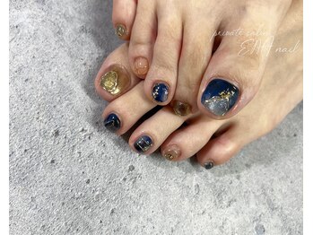 エナネイル(ENA nail)/冬フットネイル