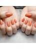 【hand】10本スカルプ≪ワンカラー・ラメグラ≫ ¥13200