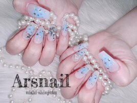 ブルーチークネイル