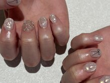 ネイルサロン プルミエール 錦糸町店(premiere)/リボンネイル　粘土