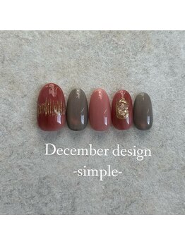 エトワールネイル 高崎筑縄町店(Etoile nail)/24年12月シンプルハンド定額