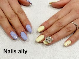 フラワー×ビジュー×ストーン