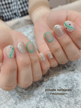 プライベート ネイルサロン マーマ(murmur)/ぷっくりニュアンス