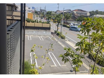 麗温(rion)/2階から見た駐車場の位置♪