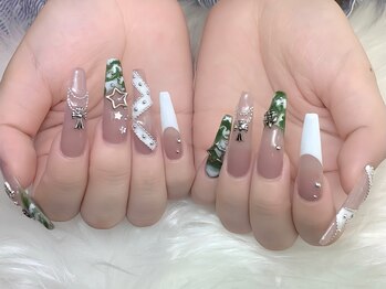 リンネイル 新大久保店(Rin Nail)/＃フレンチ　＃埋め尽くし