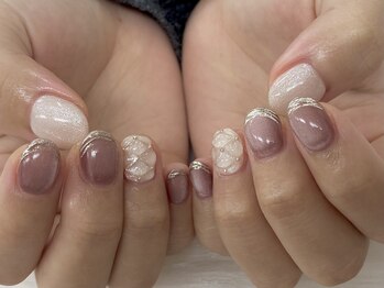ディーネイル 池袋(D-nail)/【山崎】冬デザコン8番