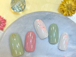 スプリングさくらネイル