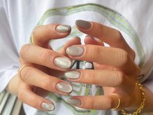 アイネイルズ 梅田店(I nails)/シルバーマグワンカラー¥7200