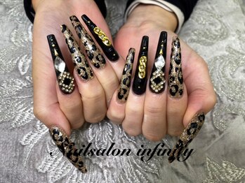 インフィニティ(Infinity)の写真/スカルプメニュー充実☆ワンカラー~ゴテゴテ、超ロングまで思い通りに!SNSで話題のワンホン/韓国ネイルも◎