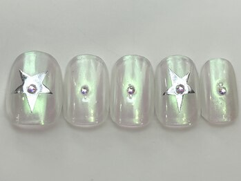 ネイルメゾン 天神店(NAIL MAISON)/オーロラミラースター冬 ¥4550