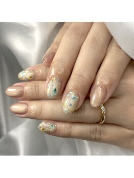 押し花ネイル2