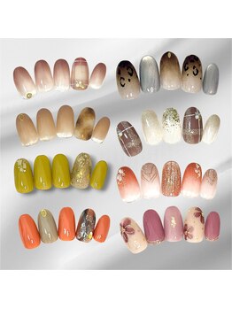 ホカネイルズ(HoKAnails)の写真/【定額クーポン】大人女性の美にこだわる女性専用サロン◎熟練の技×選べるデザインで理想の指先を♪