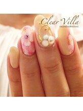 ネイルサロンクリアヴィラ(nail salon clear villa)/フラワーネイル