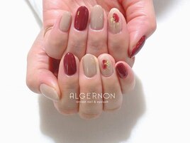 冬カラーネイル