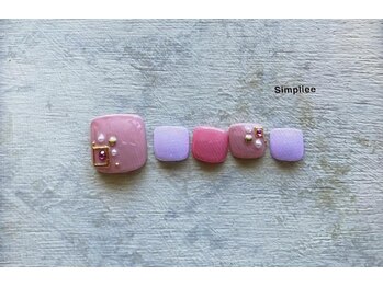 シンプリー 吉祥寺店(Simpliee by Procare nail)/【フット】定額ネイル¥7900