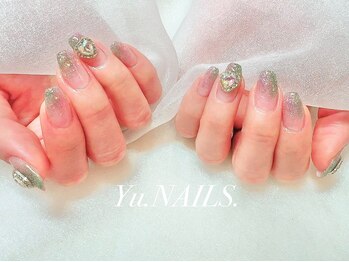 ユーネイルズ 恵比寿(Yu.NAILS.)/フラッシュ◎ダブルグラデ◎