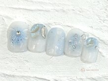 ネイルメゾン 池袋店(NAIL MAISON)/うるうるチークリボン¥10550