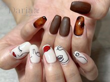 ダリア トータルビューティー(Daria. total beauty)/べっ甲　ピカソ　アートネイル