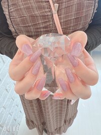 ラメワンカラー