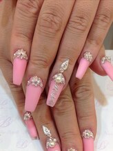 エスフィーネイルサロン ブリーユ(Esfy nailsalon Brille)/スクエアマットピンクスカルプ