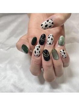 ミーナ バイ エム ウィッシュ(Mina by M.wish)/アニマル柄ネイル