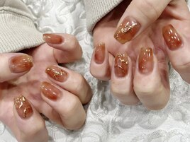 ムラ塗りネイル☆